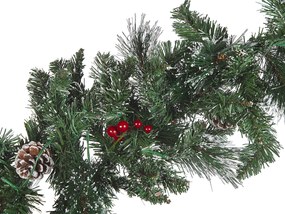 Festone natalizio LED verde e bianco 180 cm WAPTA Beliani