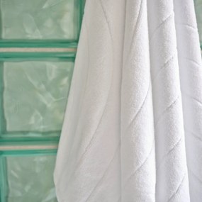 Asciugamano in spugna di cotone grigio chiaro 50x100 cm Time - Zone