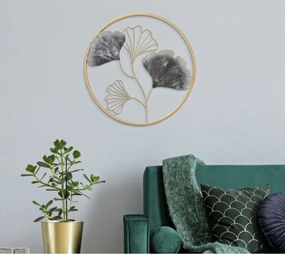 Pannello decorativo circolare design fiori Ø 45,5X3,5 cm Flower Simple