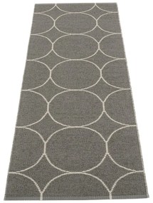 Passatoia da interno/esterno grigio scuro 70x200 cm Boo Charcoal Linen – Pappelina