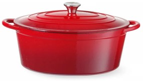 Casseruola in ghisa con coperchio per induzione 6,88 l - Hendi