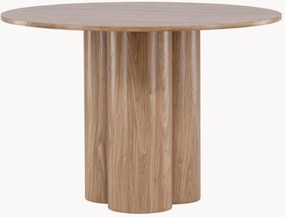 Tavolo rotondo effetto legno Olivia, Ø 110 cm