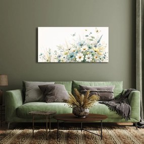 Quadro su tela – Fiori selvatici in tonalità pastello