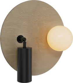 Applique da Parete GU10 e G9 Ø300mm in Pietra con Interruttore