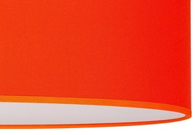 Roller Euluna, tinta in tessuto arancione, Ø 50 cm
