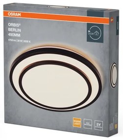 Osram - Plafoniera LED ORBIS BERLIN LED/36W/230V Ø 49,2 cm nera