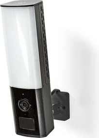 Nedis WIFICOL10CBK - Telecamera esterna Full HD 1080p con LED Wi-Fi IP65