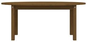 Tavolino da salotto miele 110x55x45 cm legno massello di pino