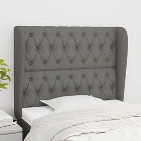 Testiera Ad Orecchio Grigioscuro 103 X 23 X 118/128cm İntessuto /