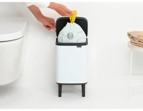 Cestino per la spazzatura bianco in acciaio 4 l Bo Hi – Brabantia
