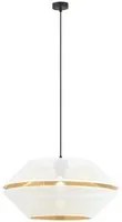 Lampada a Sospensione Malia, Bianco, Acciaio, 42x125x42 cm, EPIKASA