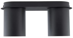 Plafoniera CREEP 2xGU10/25W/230V nera