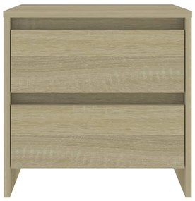 Comodini 2 pz Rovere Sonoma 45x34,5x44,5 cm in Truciolato