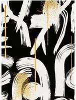 Mindthegap Carta da parati Gestural Abstraction - Anthracite
