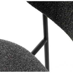 Sedia da pranzo grigio scuro Zama - Unique Furniture