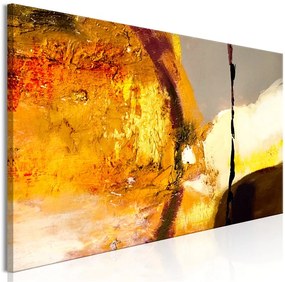 Quadro Power of Fire (1 Part) Narrow  Colore Arancione, Dimensioni e Misure 150x50