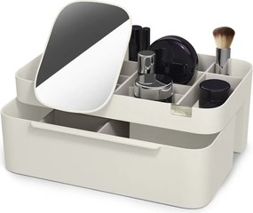 Organizer da bagno beige in plastica per cosmetici Viva – Joseph Joseph