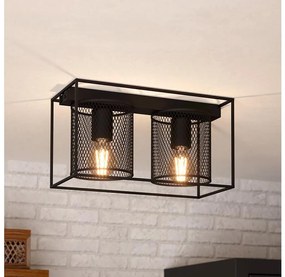 Eglo 43772 - Plafoniera CATTERICK 2xE27/40W/230V