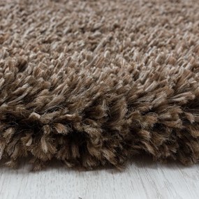 Tappeto marrone scuro 80x150 cm Fluffy - Ayyildiz Carpets