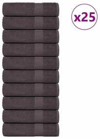 Asciugamani Doccia 50 Pz Antracite 70x140cm 360g/m² 100% Cotone /