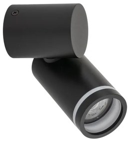 Faretto da parete JET SET 1xGU10/10W/230V nero