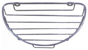 Mensola da parete per doccia 12,7x23 cm cromo lucido