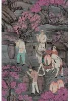 Arte International Carta da parati Toile de Tibet - Pink Blossom