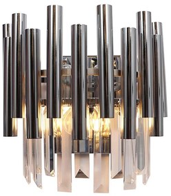 Applique di cristallo MADISON 2xE14/40W/230V cromo