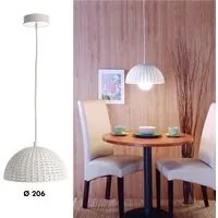 Lampadario pendente LED E27 lampada sospensione gesso luci tavolo cucina bar 230V