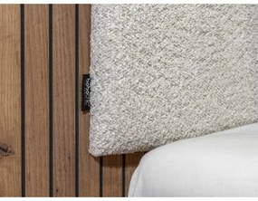 Letto matrimoniale beige con rete inclusa 160x200 cm Lior – Bobochic Paris