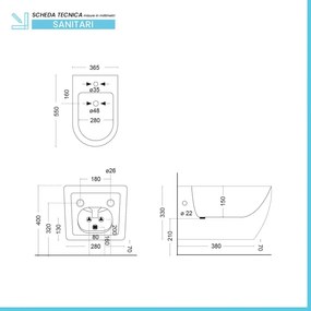 Sanitari sospesi rimless in ceramica grigio opaca con copriwc Tokyo