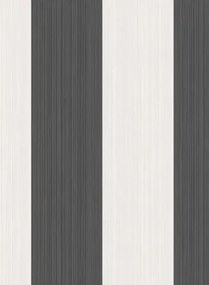Cole & Son Carta da parati Jaspe Stripe - Black/ White