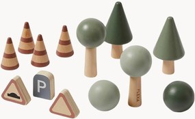 Set da gioco in legno Accessories for Car Tracks, set da 13