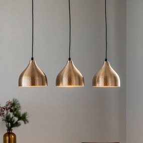 Lampada a sospensione Tattoo 6212 Opviq, dimmerabile, Bronzo / Ottone antico, Soggiorno / Sala da pranzo, Metallo, marocchino / arabo, Lampada a sospensione