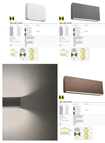 Redo 90375 - Applique LED da esterno KAMAL LED/6W/230V 3000K IP54 bianca