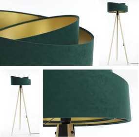 Lampada da terra GALAXY 1xE27/60W/230V verde/beige