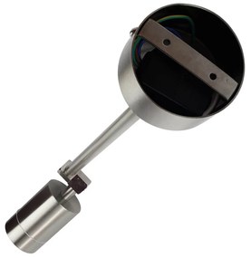 Faretto da Parete Acciaio INOX GU10 IP54 Orientabile per Insegne e Arredo