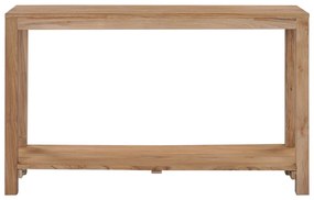 Tavolo consolle 120x35x75 cm in legno massello di teak