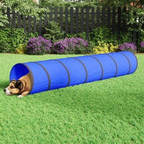 Tunnel Per Cani Blu Ø 50x300 Cm İn Poliestere /