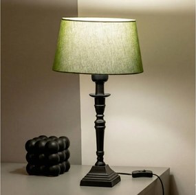 Brilagi - Lampada da tavolo CERIA 1xE27/60W/230V Ø 25 cm nero/verde
