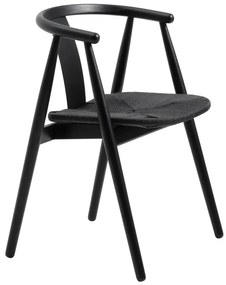 Sedia da pranzo nera Relate - Unique Furniture