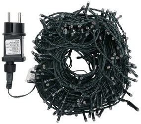 Aigostar - Catena luminosa natalizia LED da esterno 300 LED/8 funzioni 30 m IP44 bianco caldo
