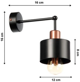 Applique BODO 1xE27/60W/230V