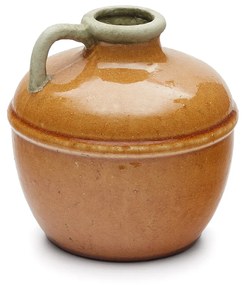 Kave Home - Vaso Tamariu in ceramica senape 19,5 cm