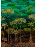 Arte International Carta da parati panoramica Ciel Tropical - Emerald/ Forest