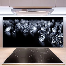 Pannello paraschizzi cucina Diamanti Art 100x50 cm