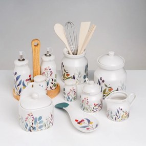 Set di utensili da cucina in legno 4 pezzi con supporto Berries - Casa Selección