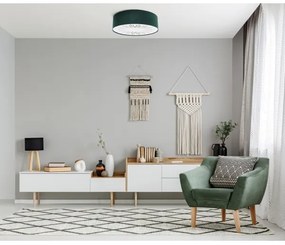 Plafoniera RAYS 2xE27/60W/230V diametro 60 cm verde