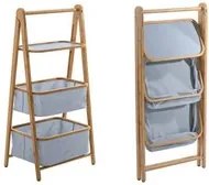 Mobiletto contenitivo in bamboo modello 'Ordina Storage' by Cipi cm 49,5x36x105h