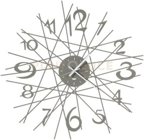 Orologio di design da parete zig zag fango